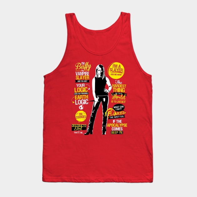 Quotes of a Slayer Tank Top by TomTrager